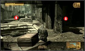 Wyjdź na ulicę, gdzie trwa strzelanina - Middle East - Ground Zero | Akt pierwszy Metal Gear Solid 4 Guns of the Patriots - Metal Gear Solid 4: Guns of the Patriots - poradnik do gry