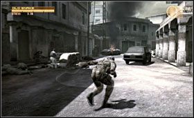 Na ulicach toczą się ciężkie walki - Middle Eastern - Urban Ruins | Akt pierwszy Metal Gear Solid 4 - Metal Gear Solid 4: Guns of the Patriots - poradnik do gry
