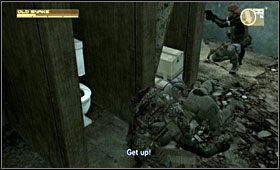 W trakcie przechodzenia przez toalety Akiba zostanie ogłuszony - Middle East - Advent Palace | Akt pierwszy Metal Gear Solid 4 - Metal Gear Solid 4: Guns of the Patriots - poradnik do gry