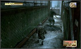 Pamiętasz jeszcze czujniki, które uniemożliwiały przejście przez korytarz - Middle East - Advent Palace | Akt pierwszy Metal Gear Solid 4 - Metal Gear Solid 4: Guns of the Patriots - poradnik do gry