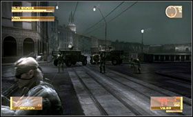 W zależności od sposobu gry możesz siać wokół zniszczenie lub też po prostu ograniczyć się do obserwacji i strzelania z Mk - Eastern Europe - Motorcycle Chase | Akt trzeci Metal Gear Solid 4 - Metal Gear Solid 4: Guns of the Patriots - poradnik do gry