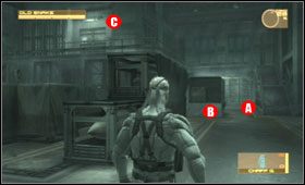 Zbiegnij w dół - znajdziesz się w przestronnym pomieszczeniu z rakietami nuklearnymi - Alaska - Nuclear Warhead Storage Building | Akt czwarty Metal Gear Solid 4 - Metal Gear Solid 4: Guns of the Patriots - poradnik do gry