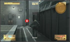 Wciąż pojawiają się nowe patrole [A] - Outer Haven - Ship Bow | Akt piąty Metal Gear Solid 4 Guns of the Patriots - Metal Gear Solid 4: Guns of the Patriots - poradnik do gry