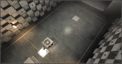 Musisz się tu bardzo śpieszyć, gdyż w przeciwnym wypadku zostaniesz zmiażdżony przez zbliżające się ściany - Scena 2 - Odnajdź Klucz (cz.2) | Epizod 8 Alone in the Dark - Alone in the Dark - poradnik do gry