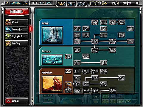Objaśnienie użytych skrótów - Badania harmonijne | Adwent | Sins of a Solar Empire Grzechy Imperium Słońca - Sins of a Solar Empire: Grzechy Imperium Słońca - poradnik do gry