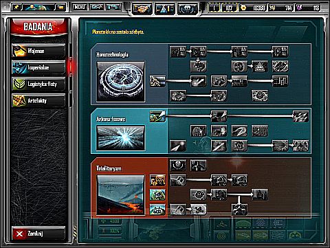 Objaśnienie użytych skrótów - Badania imperialne | Vasari | Sins of a Solar Empire Grzechy Imperium Słońca - Sins of a Solar Empire: Grzechy Imperium Słońca - poradnik do gry
