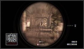 Po wybiciu wszystkich wrogów z prawej strony nadbiegną posiłki - Acta Non Verba (cz.2) | Kampania | Battlefield Bad Company - Battlefield: Bad Company - poradnik do gry