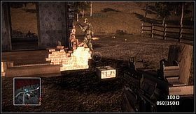 Oczyść pobliski zagajnik z wrogów i skorzystaj z drogi wiodącej pod mostem - nią najszybciej dojedziesz do pierwszego celu - Par for the Course (cz.1) | Kampania | Battlefield Bad Company - Battlefield: Bad Company - poradnik do gry