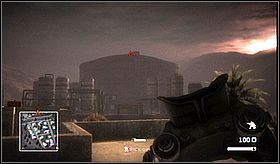 Musisz teraz uciekać stamtąd do miejsca oznaczonego na mapie - Ghost Town (cz.2) | Kampania | Battlefield Bad Company - Battlefield: Bad Company - poradnik do gry