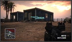 Drugą skrzynkę znajdziesz w pobliżu stanowisk artylerii - Złoto do odnalezienia - Ghost Town | Kampania | Battlefield Bad Company - Battlefield: Bad Company - poradnik do gry