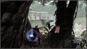 Jest tu bezpiecznie, a po drugiej stronie rzeki, po lewej stronie znajdziesz sekretną misję nr 05 - [Mission 07] The She-Viper | Devil May Cry 4 - Devil May Cry 4 - poradnik do gry