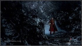 Tutaj zostaniesz zaatakowany przez kilka bazyliszków - nie są zbyt silne, a jedyne, czym mogą zrobić Ci krzywdę, to ognistymi kulami - [Mission 16] Inferno | Devil May Cry 4 - Devil May Cry 4 - poradnik do gry