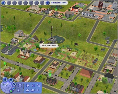 Nowa dzielnica w całej okazałości. - Poradnik do gry - [Otoczenie] Nawigacja po nowej dzielnicy - Wstęp - The Sims 2: Osiedlowe życie - oficjalny polski poradnik - poradnik do gry