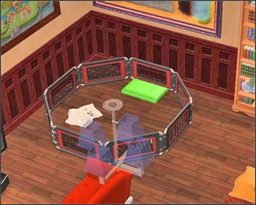 Kojec jest niestety dość dużych rozmiarów, toteż raczej nie zmieści się w małym mieszkaniu. - [Osiedla] Inne atrakcje - Posiadanie psa w bloku | The Sims 2 Osiedlowe Życie - The Sims 2: Osiedlowe życie - oficjalny polski poradnik - poradnik do gry