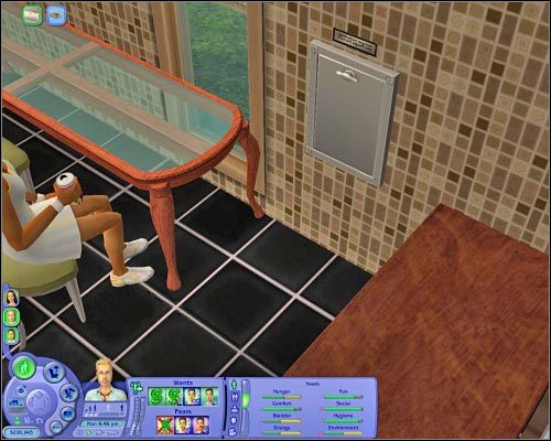 Zsyp pozwala znacząco skrócić czas potrzebny na pozbycie się śmieci. - [Przedmioty] Przedmioty codziennego użytku - Inne | The Sims 2 Osiedlowe Życie - The Sims 2: Osiedlowe życie - oficjalny polski poradnik - poradnik do gry