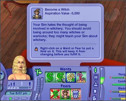 Twoje Simy niekoniecznie muszą być zainteresowane nabyciem magicznych zdolności. - [Magia] Informacje wstępne - Zalety i wady magicznych umiejętności - The Sims 2: Osiedlowe życie - oficjalny polski poradnik - poradnik do gry