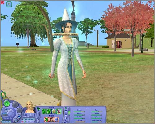 Wróżki pojawiają się na różnych parcelach publicznych, między innymi w pobliżu sklepów oraz w parkach. - [Magia] Informacje wstępne - Awans do statusu wiedźmy lub czarnoksiężnika - The Sims 2: Osiedlowe życie - oficjalny polski poradnik - poradnik do gry