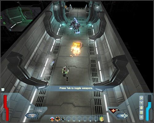 Jak się zapewne domyślasz, czeka Cię tu nieco bardziej wymagająca potyczka z oddziałami wroga - Crew Quarters B - Questy (cz.2) | Poziom 2 w Space Siege - Space Siege - poradnik do gry