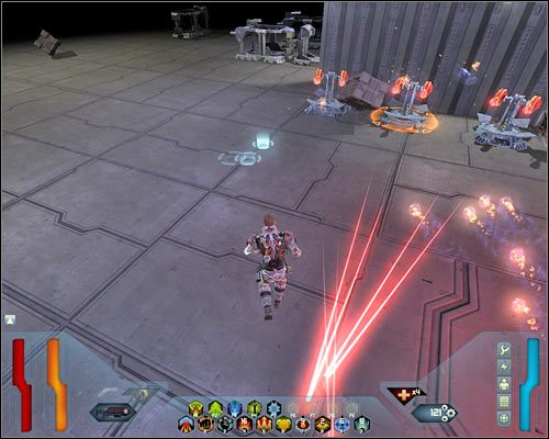 Dotrzesz do nowej windy, którą również możesz na chwilę obecną zignorować - Engine Maintenance - Questy (cz.2) | Poziom 17 w Space Siege - Space Siege - poradnik do gry