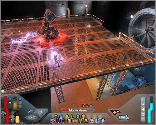 Dodatkowym utrudnieniem jest to, że boss wkrótce otoczy się polem siłowym - Shuttle Control - Questy (cz.2) | Poziom 32A w Space Siege - Space Siege - poradnik do gry