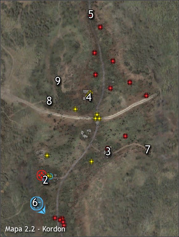 Oznaczenia na mapach - Mapy okolicy | Kordon | Stalker Czyste Niebo - S.T.A.L.K.E.R.: Czyste Niebo - poradnik do gry
