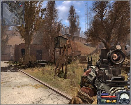 Na terenie placu znajduje się kilkunastu żołnierzy Monolitu - Questy (cz.3) | Limańsk | Stalker Czyste Niebo - S.T.A.L.K.E.R.: Czyste Niebo - poradnik do gry