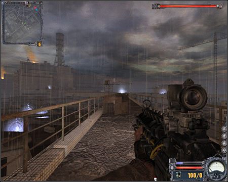 Po chwili dojdzie do niewielkiej emisji, a Ty zostaniesz nieznacznie cofnięty - Questy (cz.1) | Elektrownia Jądrowa | Stalker Czyste Niebo - S.T.A.L.K.E.R.: Czyste Niebo - poradnik do gry