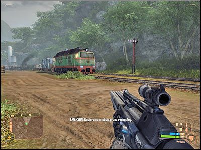 Przed Tobą kolejna sekcja na pokładzie pociągu (screen) - Pozostawanie w zasięgu pociągu #2 | Misja 6 | Crysis Warhead - Crysis: Warhead - poradnik do gry