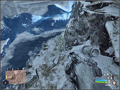 Teraz musisz uporać się z kilkoma przeciwnikami wyposażonymi w nanoskafandry jak również z pojazdem opancerzonym - Pościg za pułkownikiem Lee #1 | Misja 4 | Crysis Warhead - Crysis: Warhead - poradnik do gry