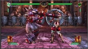 Przeciwnicy: Tira (Double-Edged Sword), Sophitia (HP Recovery C), Voldo (Auto Grapple Break B) - Astaroth - Story - Soulcalibur IV - poradnik do gry