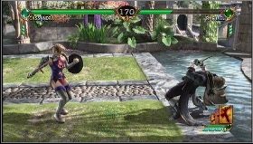 Przeciwnicy: Raphael (Soul Gauge Damage C), Auguste (Willpower), Marienbard (Nullify Ring Out C), Jackqueline (Nullify Ring Out C) - Cassandra - Story - Soulcalibur IV - poradnik do gry
