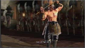 Przeciwnicy: Ukon (Auto Grapple Break C), Sakon (Master Impact), Yoshimitsu (Invisible), Yoshimitsu (Invisible) - Shura - Story - Soulcalibur IV - poradnik do gry