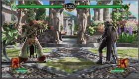 Przeciwnicy: Raphael (Soul Gauge Damage C), Auguste (Will Power), Jacqueline (Nullify RIng Out C) - Zasalamel - Story - Soulcalibur IV - poradnik do gry