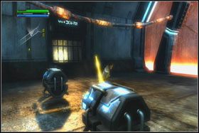 W jednej z cel, pilnowanej przez droidy przesłuchujące więźniów, znajduje się holocron (Force Talent Sphere) - Misja 06 - Imperial Kashyyyk (cz.3) - Star Wars: The Force Unleashed - poradnik do gry