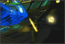 Wchodząc znowu do tuby, zobaczysz holocron po drugiej stronie - Misja 09 - Death Star (cz.1) - Star Wars: The Force Unleashed - poradnik do gry