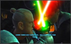 Ostatni znajduje się za kadłubem TIE Fightera po prawej stronie, na samym końcu montażowni - Misja 01 - TIE Fighter Factory (cz.3) - Star Wars: The Force Unleashed - poradnik do gry