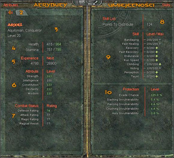 1 - Interfejs | Podstawy Age of Conan Hyborian Adventures - Age of Conan: Hyborian Adventures - pierwsze kroki - poradnik do gry