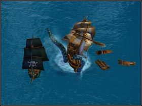 W chwili gdy statek Wetbellyego zostanie wciągnięty do wody, rozpocznie się walka z Krakenem. - Wyspy Wschodnie (cz.2) | Zadania poboczne Kings Bounty Legenda - Kings Bounty: Legenda - poradnik do gry