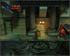Zjedź po linie nad wejście do teatru - You Can Bank on Batman (cz.1) | Heros Episode 1 | LEGO Batman The Videogame - LEGO Batman: The Videogame - poradnik do gry