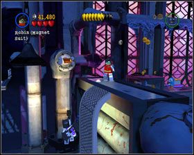 Wyjdź Robinem i zamontuj punkt zaczepienia Batmanowi - An Icy Reception (cz.2) | Heros Episode 1 | LEGO Batman The Videogame - LEGO Batman: The Videogame - poradnik do gry