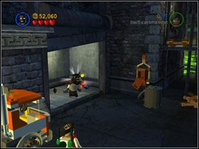 Free Play: Odsuń silną postacią śmieciarkę blokującą garaż - In the Dark Night (cz.3) | Heros Episode 3 | LEGO Batman The Videogame - LEGO Batman: The Videogame - poradnik do gry