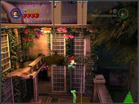 Przejdź balkonem do końca i zbuduj linę - Green Fingers (cz.1) | Villiant Episode 4 | LEGO Batman The Videogame - LEGO Batman: The Videogame - poradnik do gry