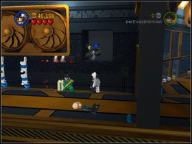 Przejmij kontrolę nad robotem i przejdź przez czujniki laserowe - An Enterprising Theft (cz.2) | Villiant Episode 4 | LEGO Batman The Videogame - LEGO Batman: The Videogame - poradnik do gry