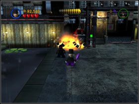 Pociągnij za dźwignię, na lewo od windy - Rocking the Dock (cz.3) | Villiant Episode 5 | LEGO Batman The Videogame - LEGO Batman: The Videogame - poradnik do gry