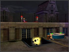 Pociągnij za dźwignię i zepchnij gargulec - Stealing the Show (cz.2) | Villiant Episode 5 | LEGO Batman The Videogame - LEGO Batman: The Videogame - poradnik do gry