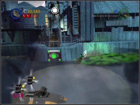 Obok czerwonego przycisku na toksynach czeka kolejny Kanister (#7) - Harboring a Grudge (cz.1) | Villiant Episode 5 | LEGO Batman The Videogame - LEGO Batman: The Videogame - poradnik do gry