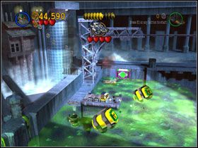 W toksynach po lewej znajdziesz Kanister (#9) - Harboring a Grudge (cz.2) | Villiant Episode 5 | LEGO Batman The Videogame - LEGO Batman: The Videogame - poradnik do gry