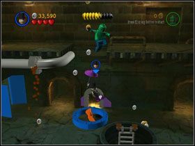 Podejdź do fioletowej furtki i zdejmij jej blokadę - A Daring Rescue (cz.2) | Villiant Episode 5 | LEGO Batman The Videogame - LEGO Batman: The Videogame - poradnik do gry