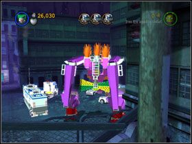 Wsiądź do robota i zniszcz trzy autobusy policyjne - The Lure of the Night | Villiant Episode 6 | LEGO Batman The Videogame - LEGO Batman: The Videogame - poradnik do gry