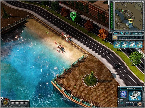 Twoje MCV wjedzie na ląd i rozłoży się w najdogodniejszym miejscu - Heidelberg - Opis przejścia (cz.1) - Alianci - Command & Conquer: Red Alert 3 - poradnik do gry